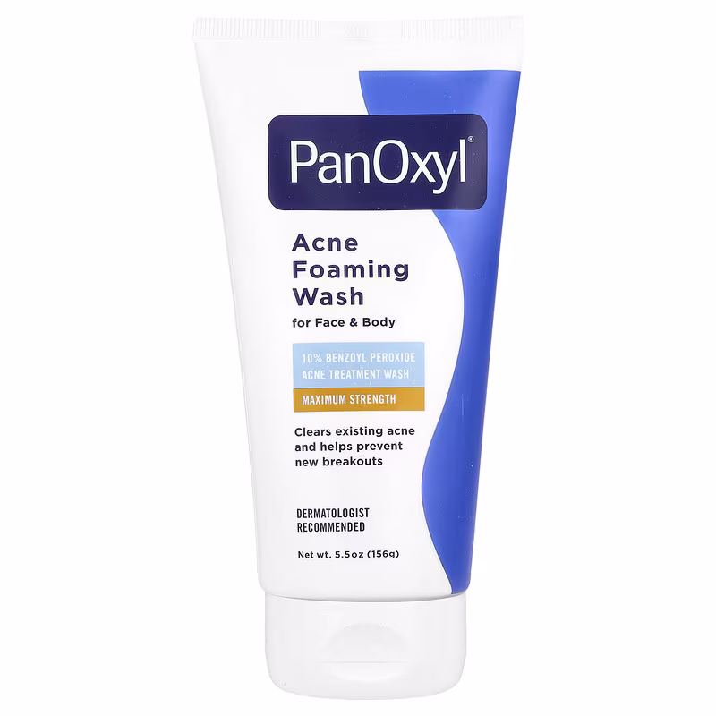 Засіб для очищення обличчя та тіла PanOxyl Acne Foaming Wash 10% Benzoyl Peroxide (пом'яте пакування)