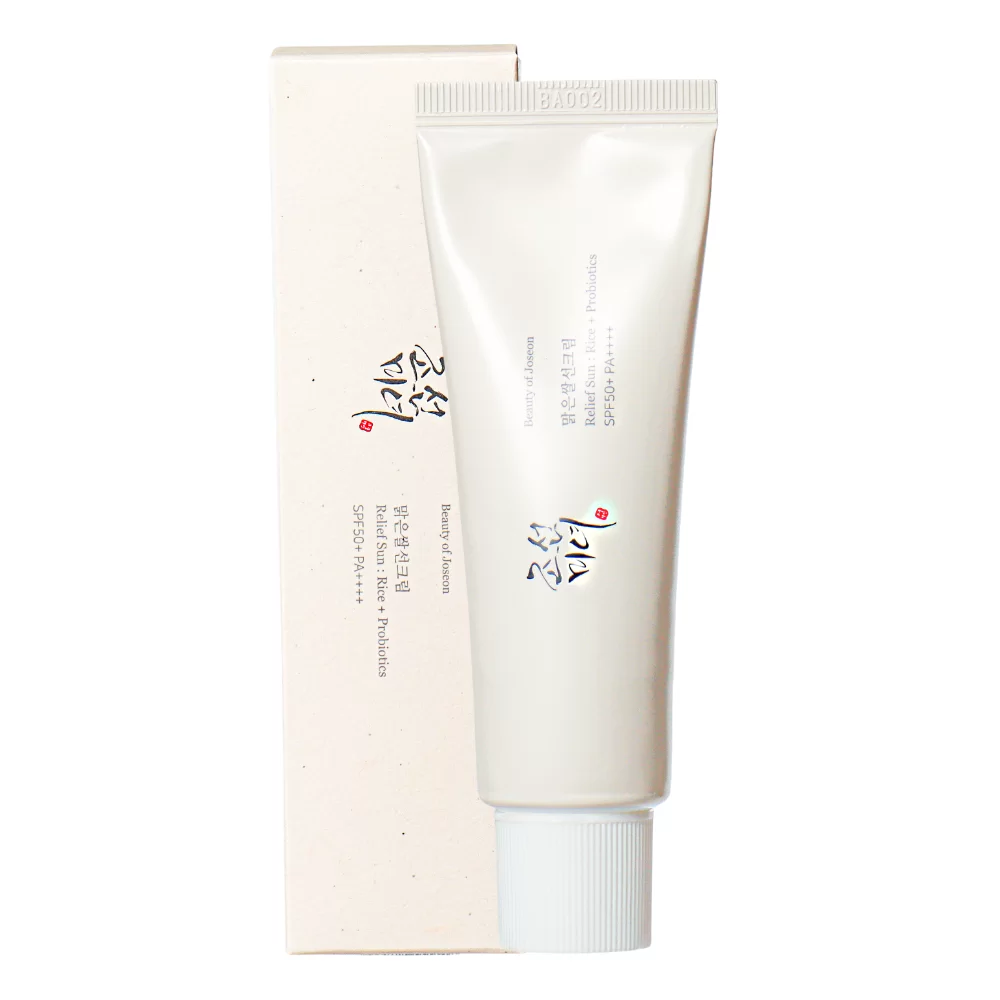 Сонцезахисний крем Relief Sun:Rice + Probiotics SPF50+/PA++++ від Beauty of Joseon