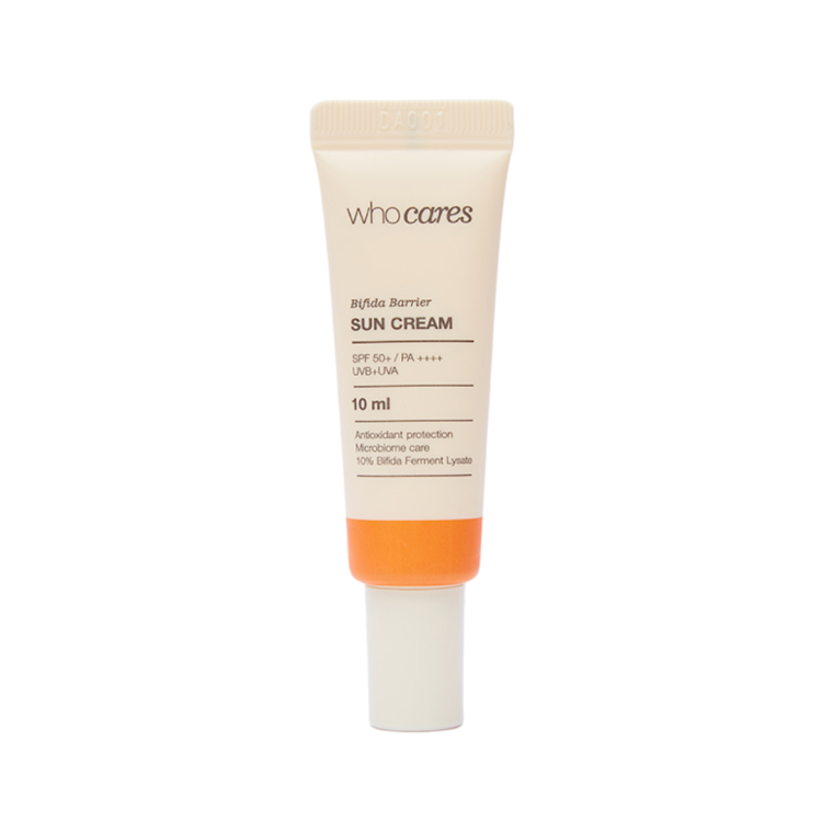 Сонцезахисний крем з антиоксидантним захистом Bifida Barrier Sun Cream від WhoCares (мініатюра 10 ml)