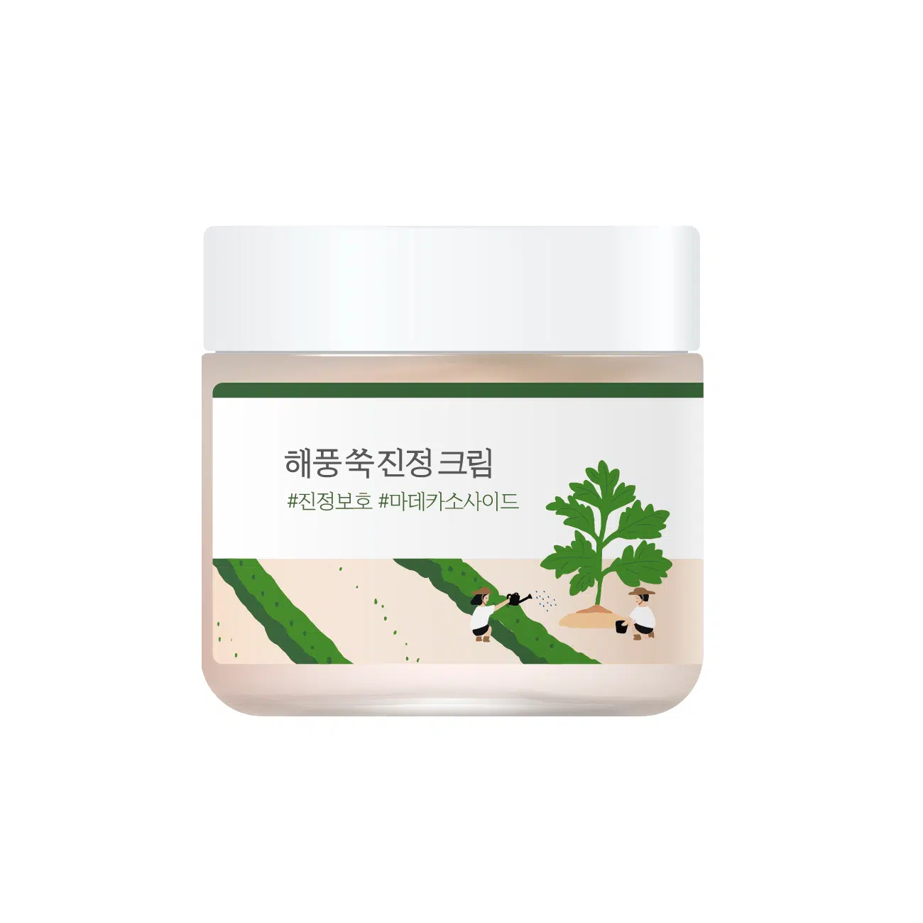 Заспокійливий крем з морським полином Mugwort Calming Cream від  ROUND LAB
