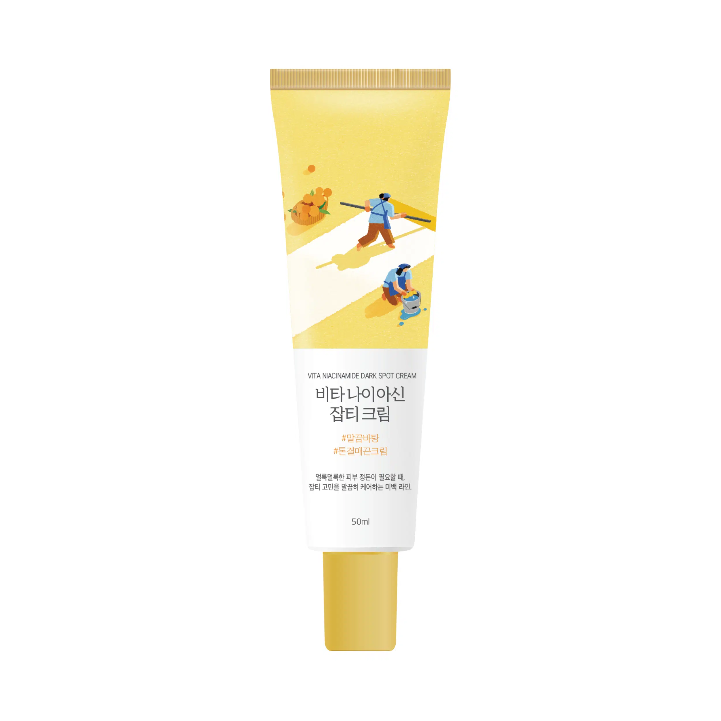 Освітлювальний крем з вітаміном C та ніацинамідом Vita Niacinamide Dark Spot Cream від ROUND LAB