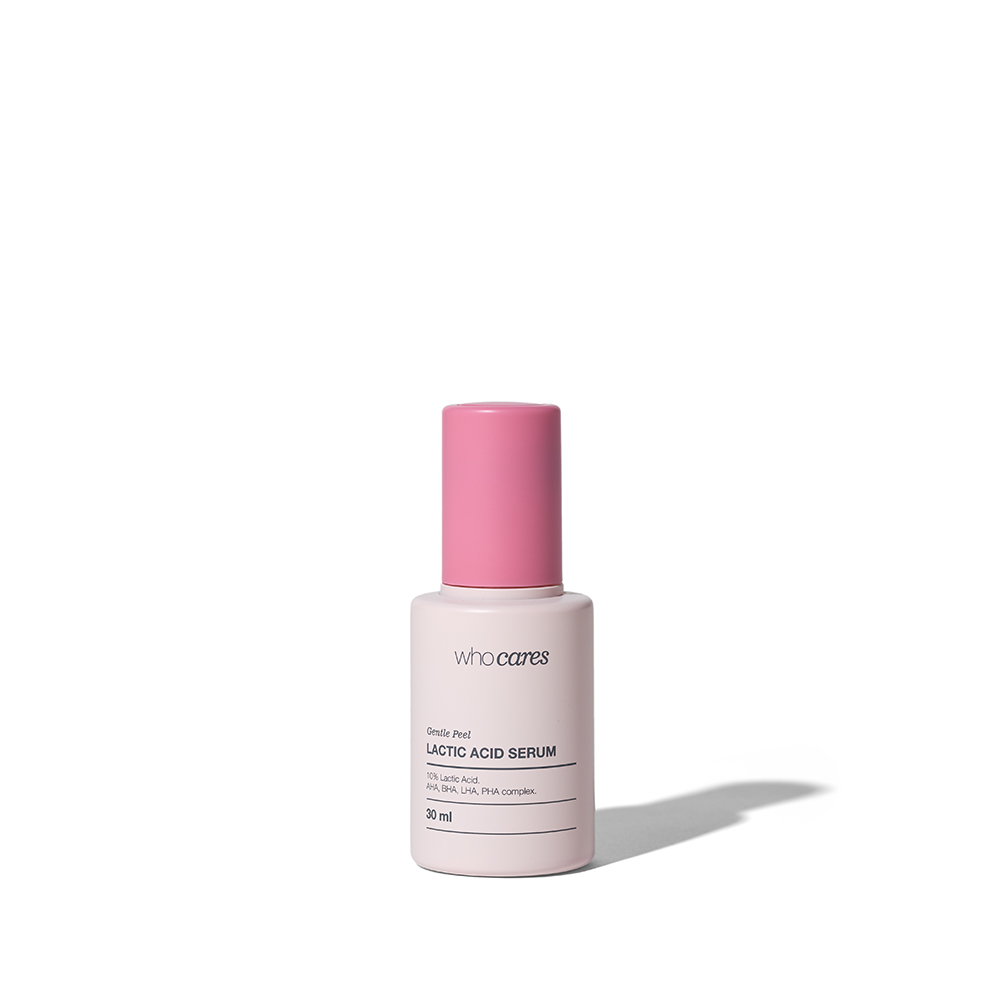 Незмивна сироватка-пілінг із молочною кислотою Gentle Peel Lactic Acid Serum від Who Cares