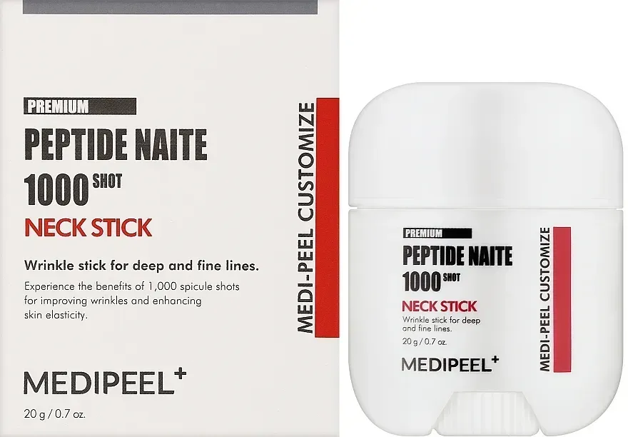 Стік пептидний зміцнюючий для шиї та декольте Premium Naite Thread Neck Stick від MEDIPEEL - Зображення 2