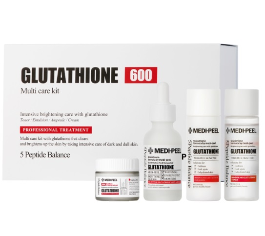 Набір освітлювальних засобів для обличчя Glutathione Multi Care Kit від MEDIPEEL (строк придатності до 03/04/2026)