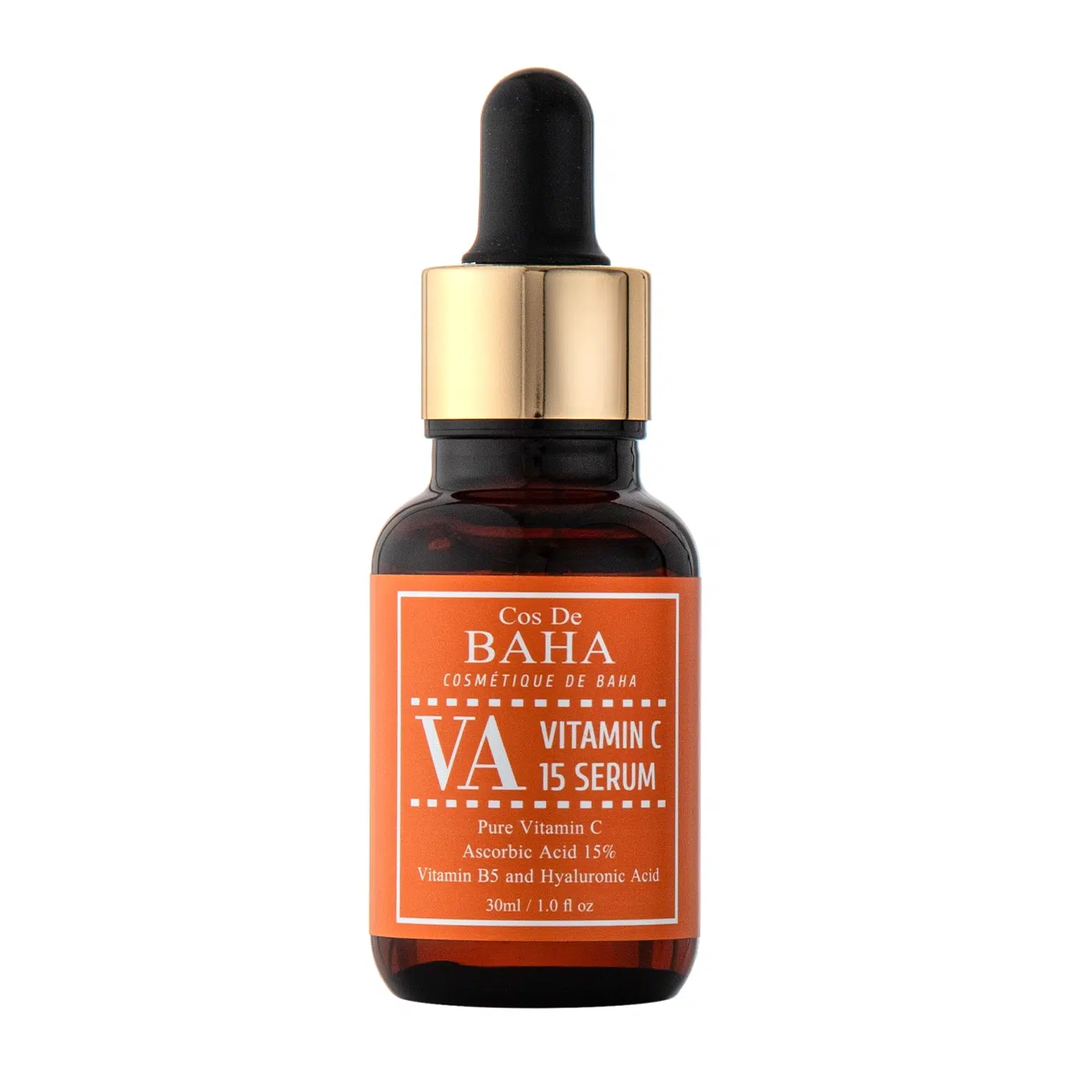 Сироватка для вирівнювання тону з вітаміном С VA Vitamin C 15% Ascorbic Acid Serum від Cos De BAHA