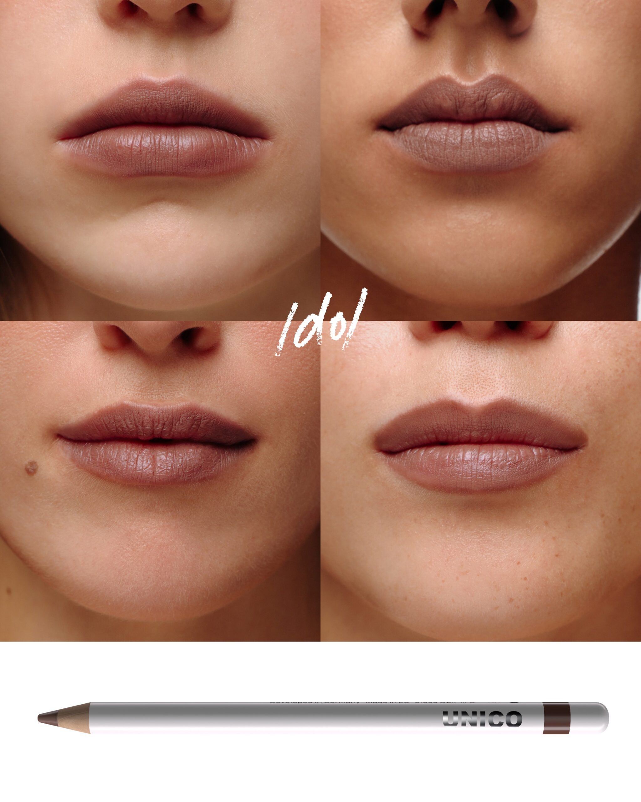 Олівець для губ з пептидами LIP PENCIL (відтінок IDOL) від UNICO - Зображення 2