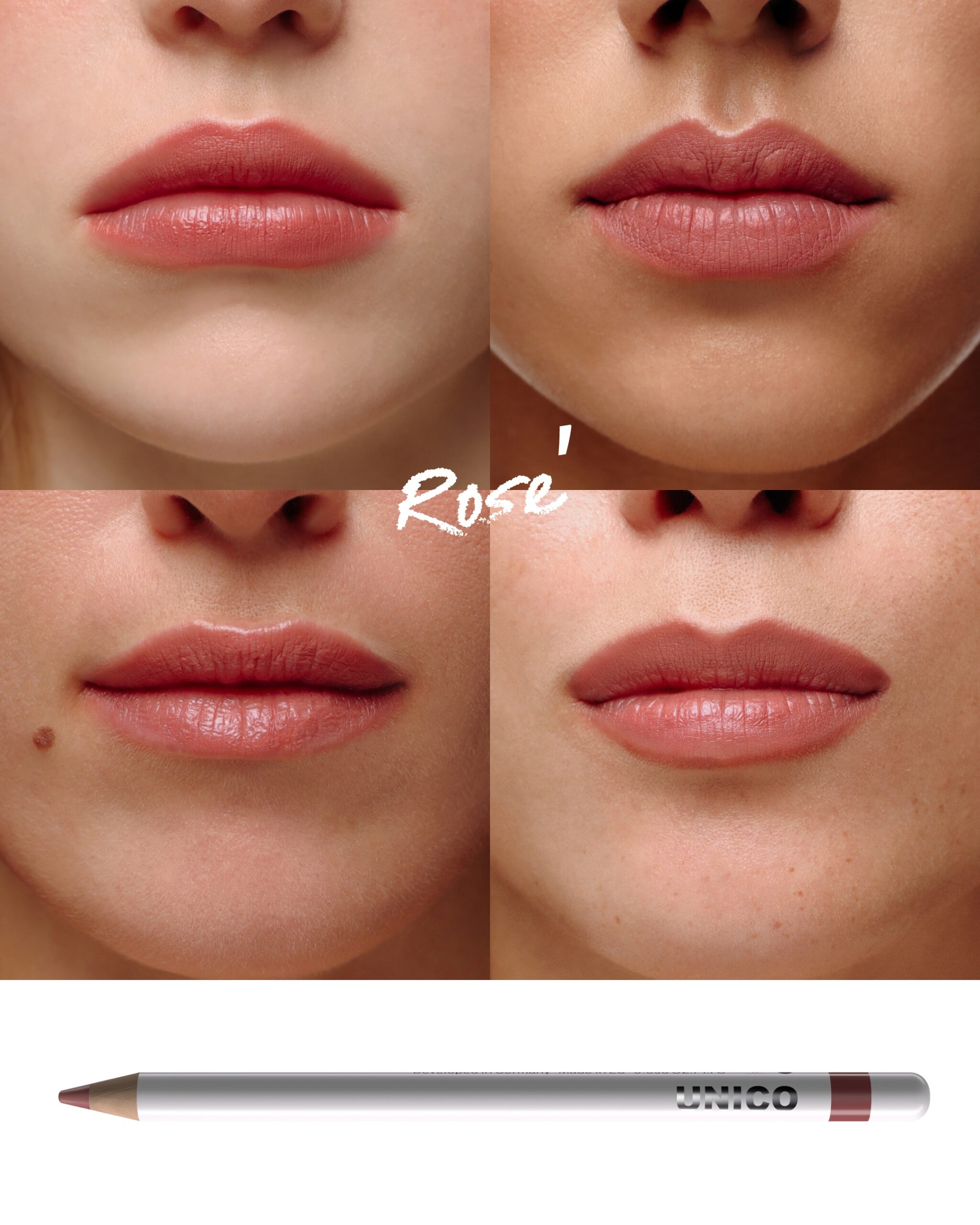 Олівець для губ з пептидами LIP PENCIL (відтінок ROSE) від UNICO - Зображення 4