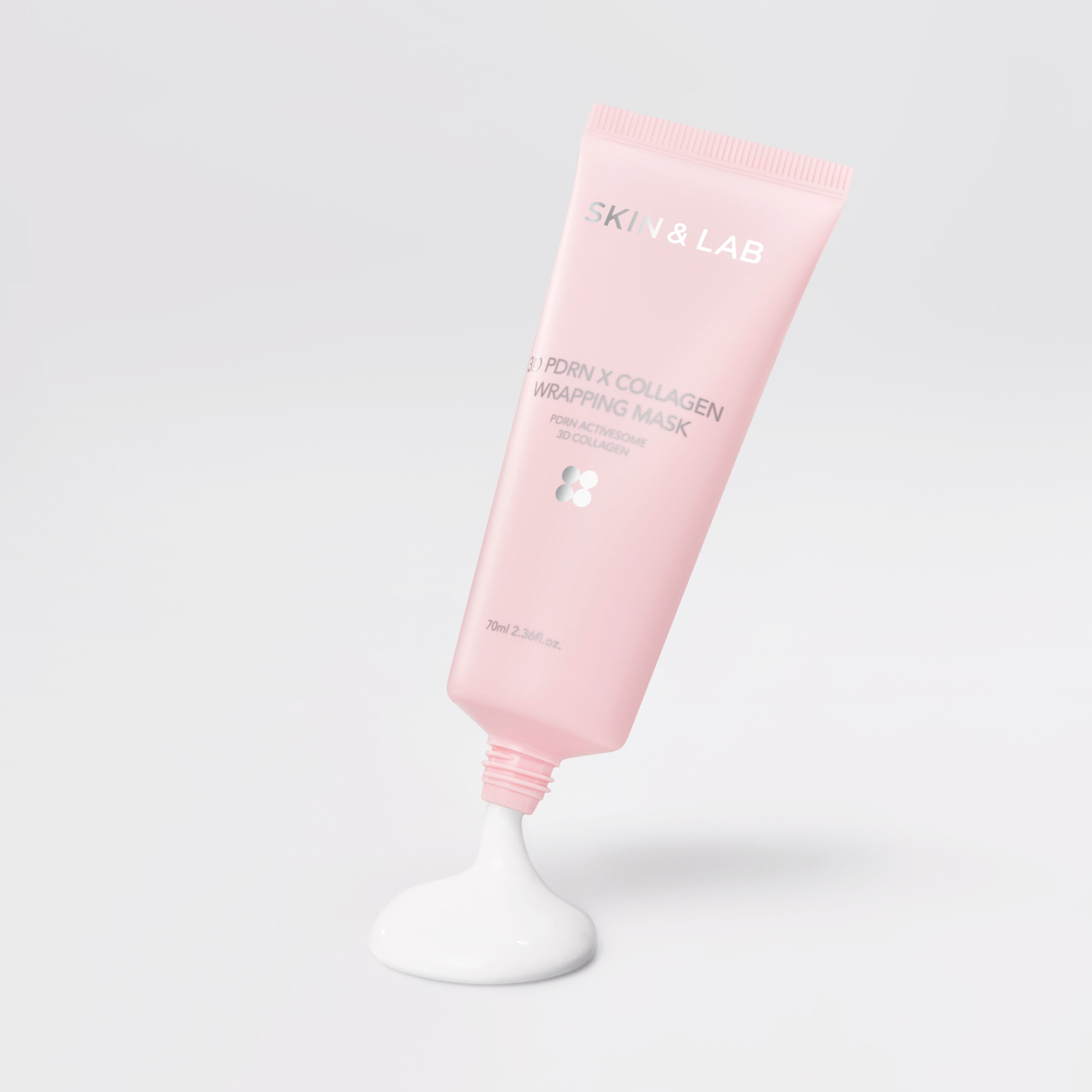 Маска-плівка для пружності та сяйва шкіри 3D PDRN × Collagen Wrapping Mask від SKIN&LAB - Зображення 3