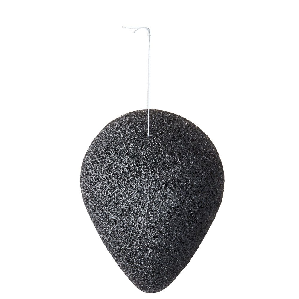 Спонж конняку для очищення шкіри з деревним вугіллям Bamboo Charcoal Konjac Sponge від Purito Seoul