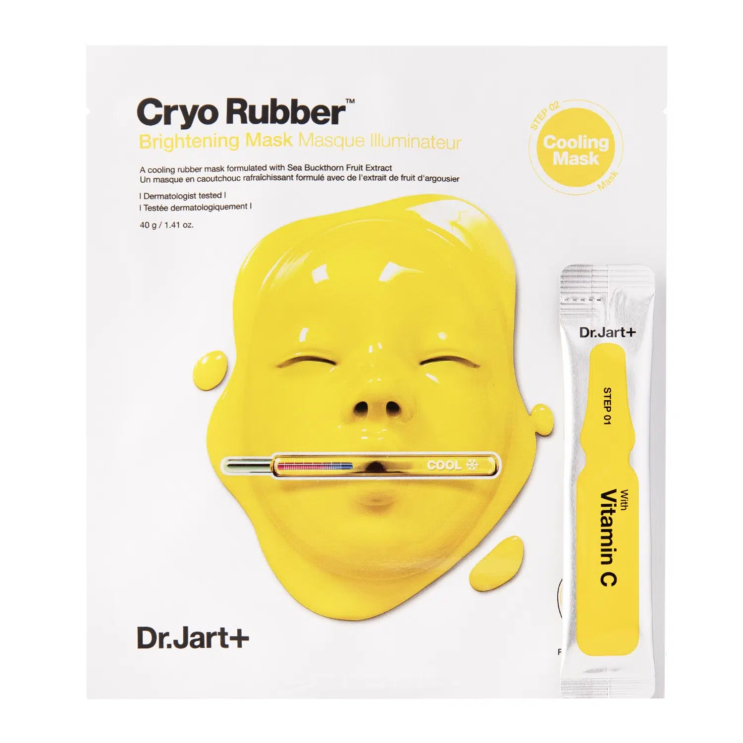 Альгінатна освітлююча маска Cryo Rubber with Brightening Vitamin C від Dr. Jart+