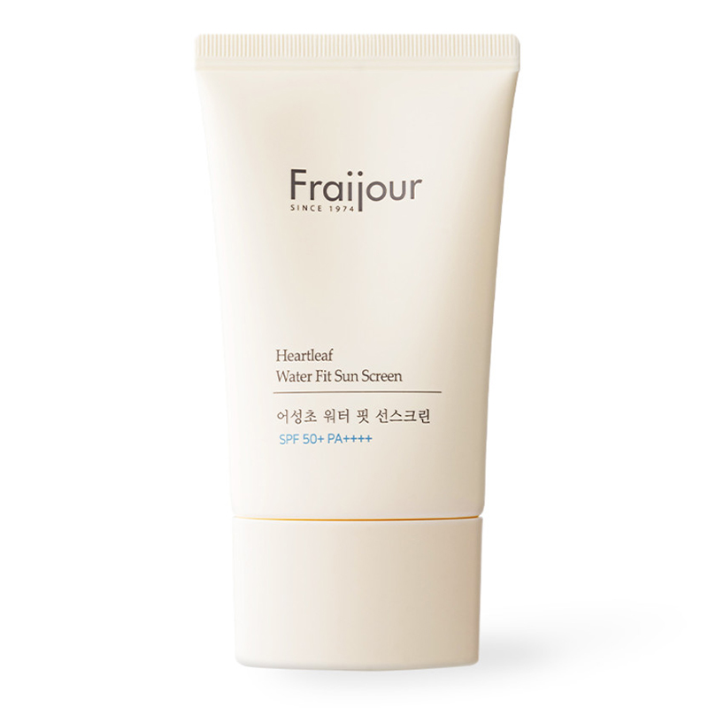 Сонцезахисний зволожуючий крем для обличчя Heartleaf Water Fit Sun Screen SPF 50+ від Fraijour