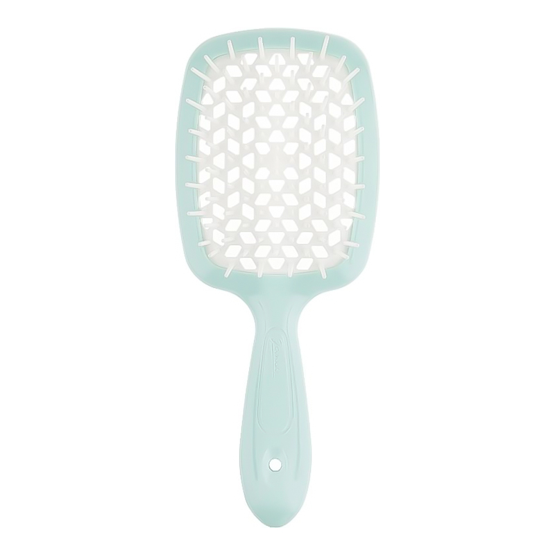 Гребінець SMALL SUPER BRUSH тиффані з білим від Janeke
