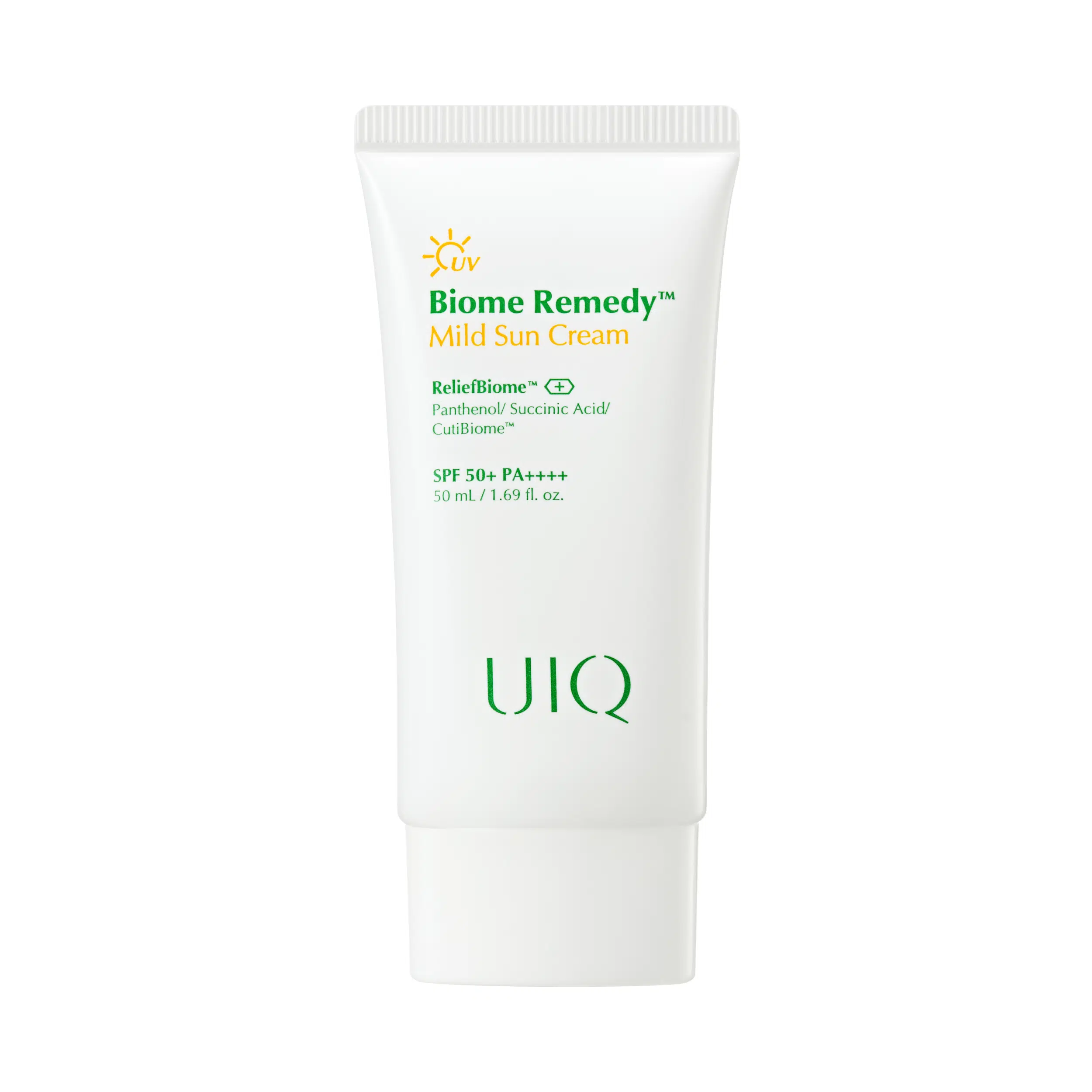 Сонцезахисний крем Biome Remedy™ Mild Sun Cream SPF 50+ PA++++ від UIQ