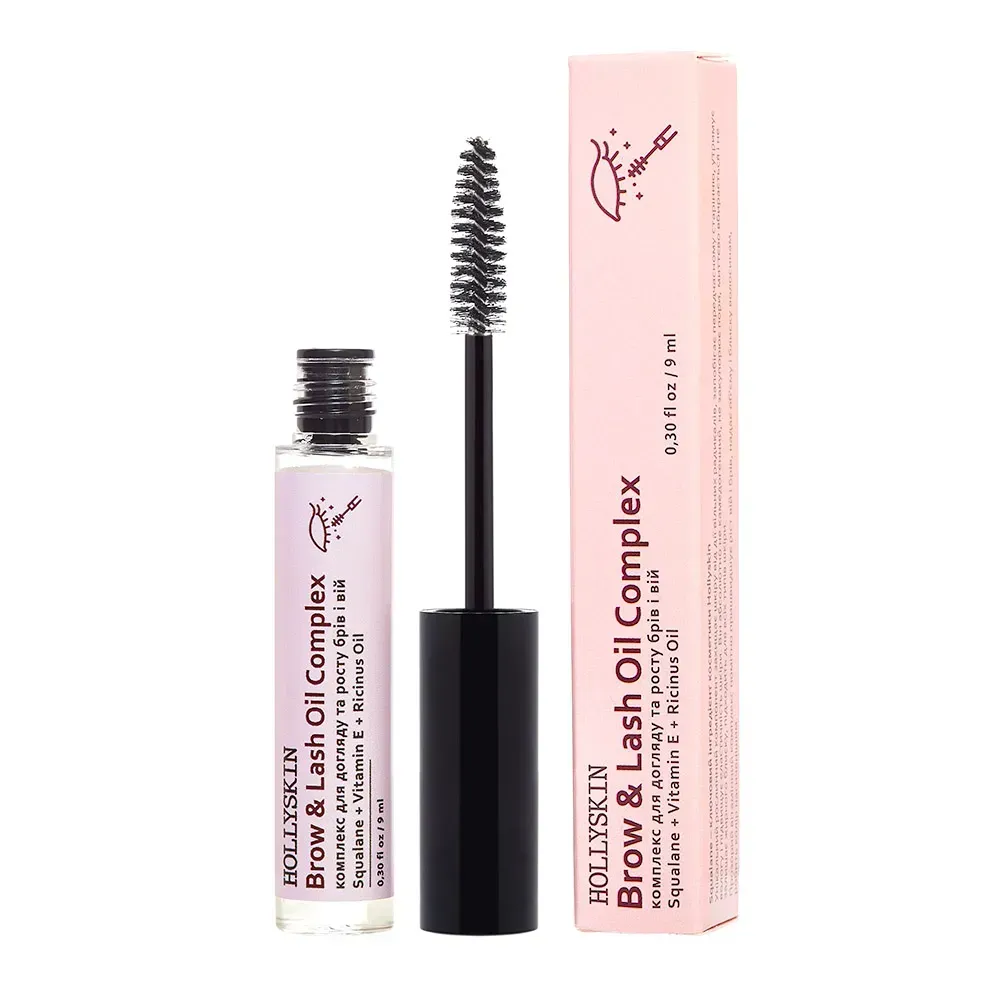 Комплекс для догляду та зміцнення брів і вій Brow&Lash Oil Complex від HOLLYSKIN