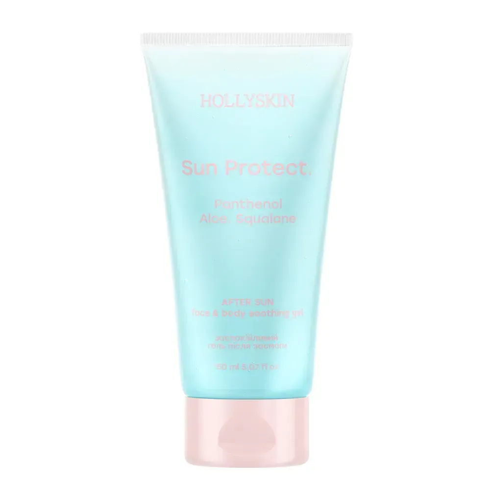 Заспокійливий гель після засмаги Sun Protect. After Sun Face&Body Soothing Gel від HOLLYSKIN