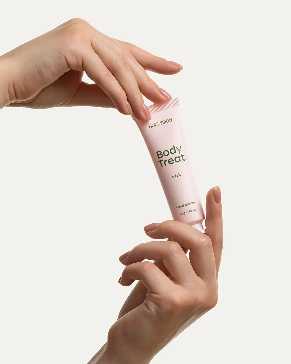 Живильний крем для рук Body Treat Silk Hand Cream від HOLLYSKIN - Зображення 2