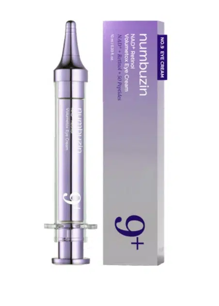 Крем для шкіри навколо очей з ретинолом і пептидами No.9 NAD+ Retinol Volumetox Eye Cream від NUMBUZIN - Зображення 2
