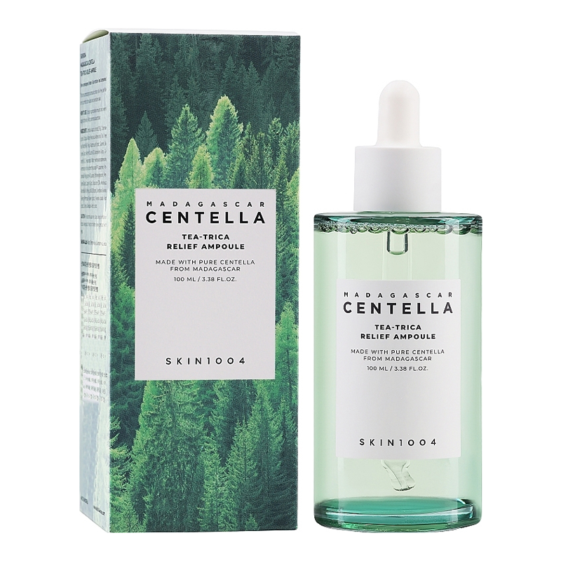 Сироватка проти акне та почервонінь Madagascar Centella Tea-Trica Relief Ampoule від SKIN1004 (100 ml)